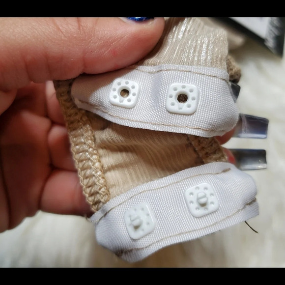 Nasty Gal Nude Metallic Cowl Back Bodysuit - Picture 5 of 6